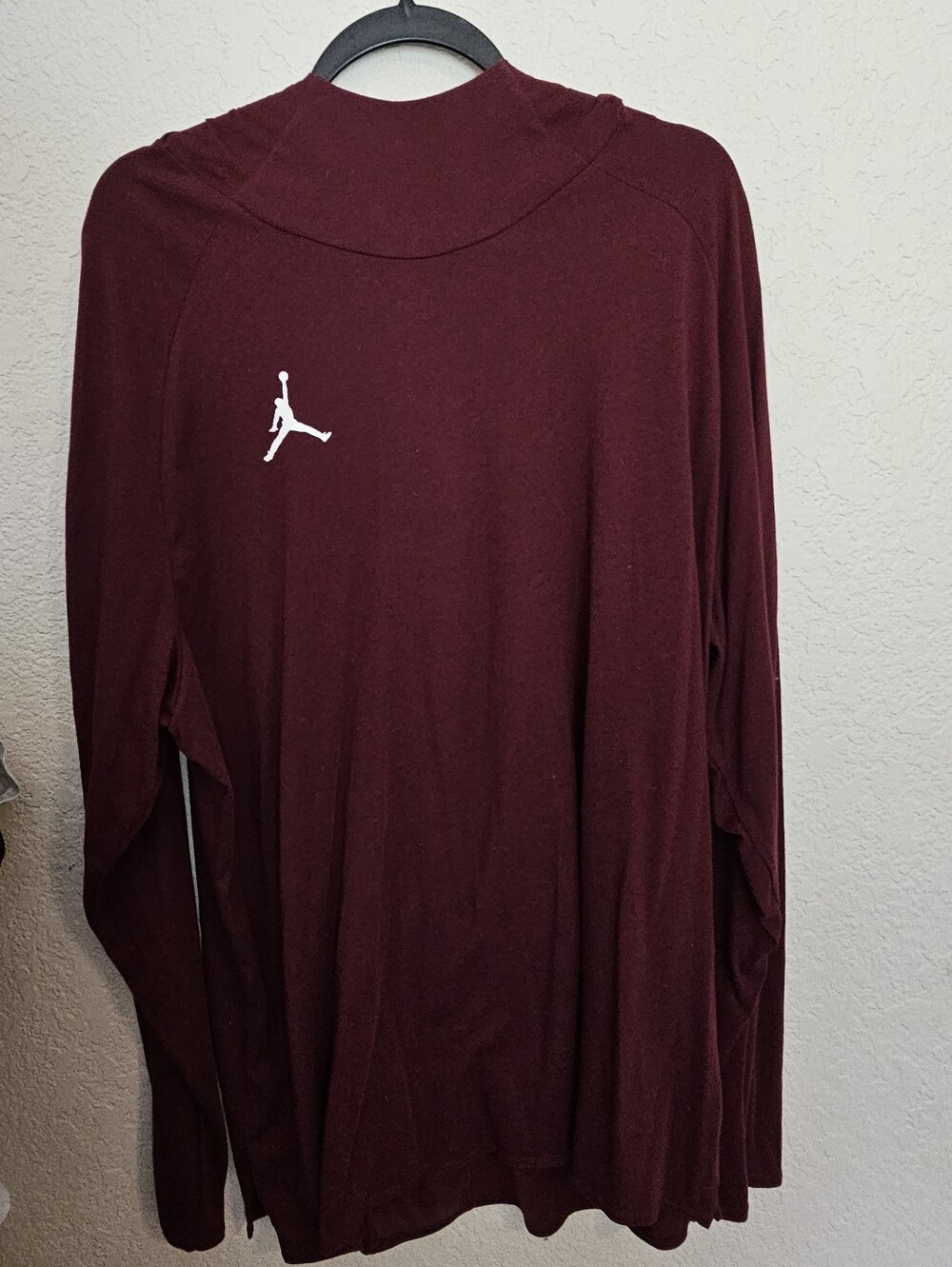 Nike Dri-Fit Women Long-Sleeve Maroon Performance Shirt
